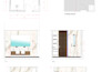 draw 2d bathroom detail, elevation and section